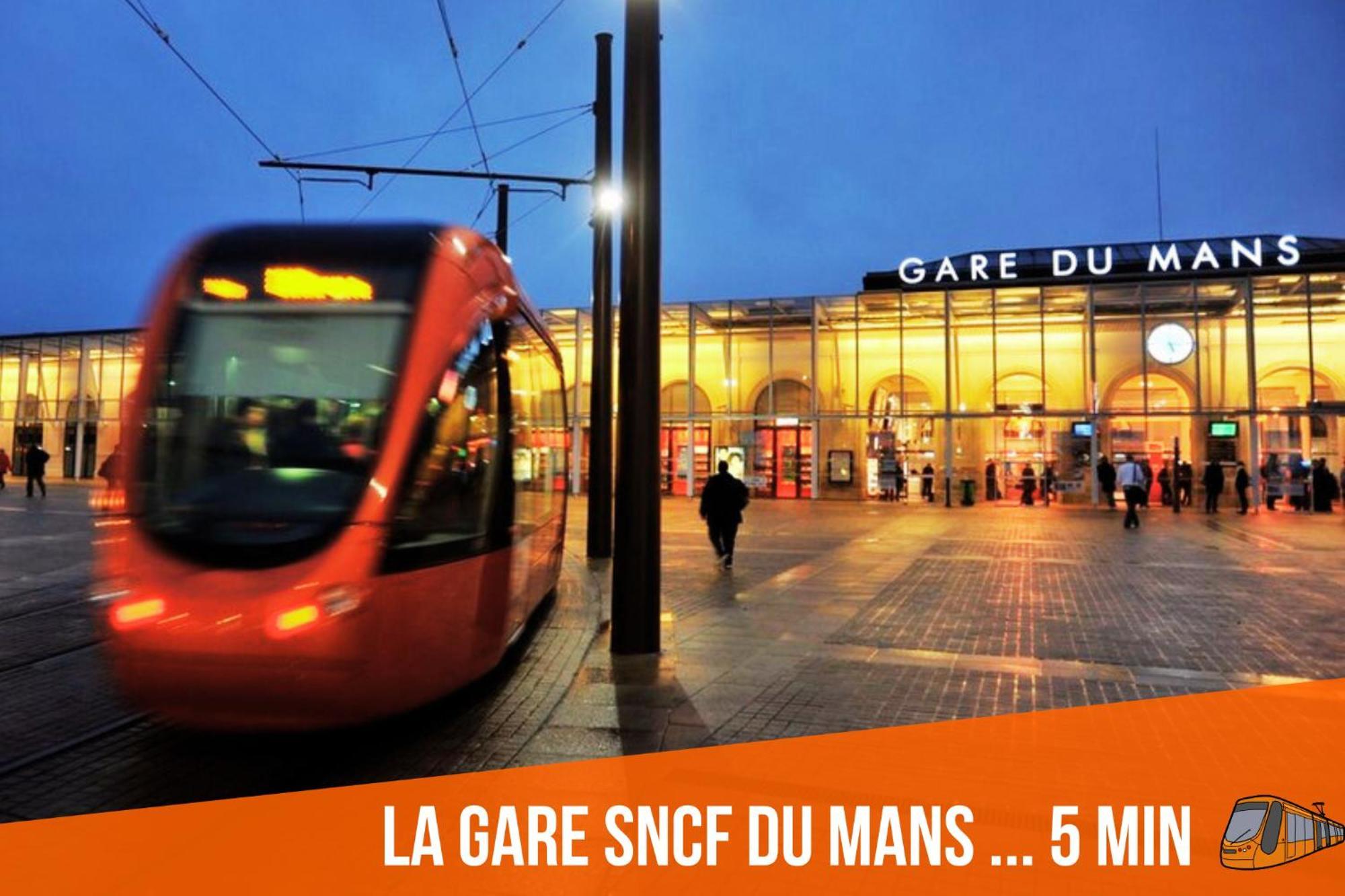 Le Mans City Sweet & Home - Climatise - Netflix - Wifi Fibre - Parking - Proche Circuit Des 24H & Centre-Ville - Accordhebergementconciergerie Luaran gambar